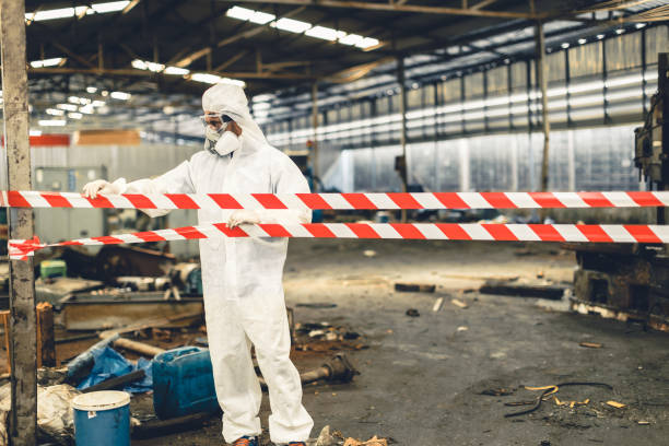 Professional Crime Scene Cleanup technician working in Lakewood, SC